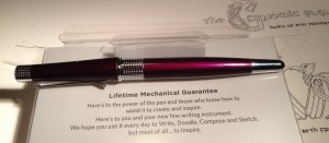 purple pen!